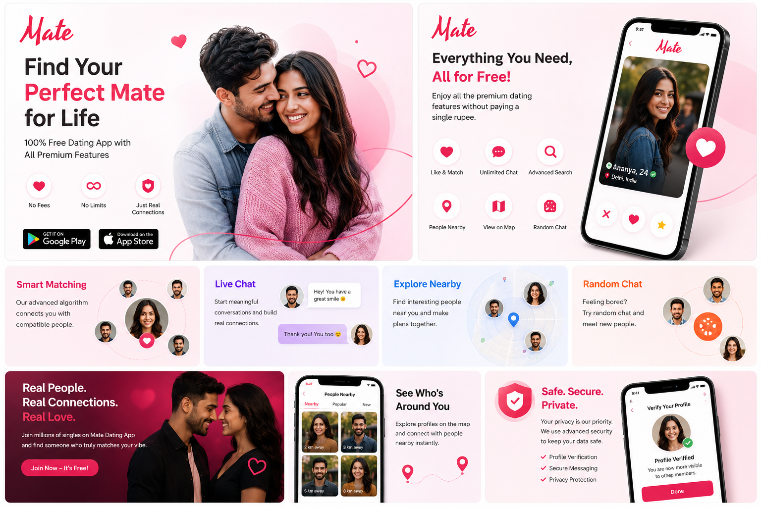 Mate App Interface